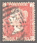 Great Britain Scott 33 Used Plate 193 - JF